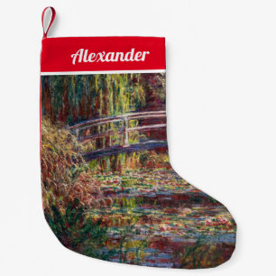Petite Chaussette De Noël Claude Monet - Bassin aux nymphéas, harmonie rose