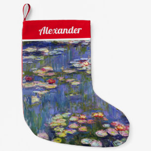 Petite Chaussette De Noël Claude Monet - Nymphéas / Nénuphars