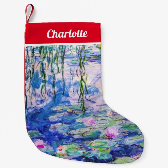 Petite Chaussette De Noël Claude Monet - Nymphéas / Nymphéas 1919 (Devant)