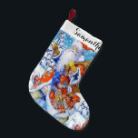 Petite Chaussette De Noël Clause Santa vintage classique personnalisée<br><div class="desc">Clause Santa vintage classique personnalisée Stockage de Noël,  stockage personnalisé de Noël pour la famille,  les amis et les collègues sont tout autre don.</div>