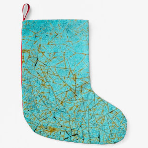 Petite Chaussette De Noël closeup de vieilles, grunge métal corps de voiture