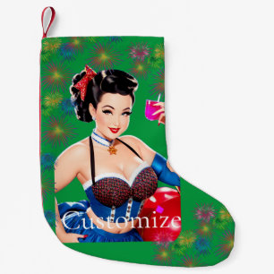 Petite Chaussette De Noël Cocktail Party Girl Thunder_Cove