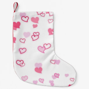 Petite Chaussette De Noël Coeurs