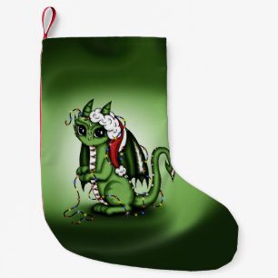 Petite Chaussette De Noël Cogner de dragon de Noël
