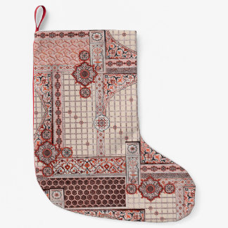 Petite Chaussette De Noël Colorful flowers mughal architecture background wa