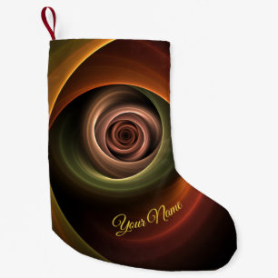 Petite Chaussette De Noël Coloris fractionnés 3D Abstrait Nom de l'art fract