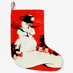 Petite Chaussette De Noël Commutateur de snowball Krampus Snowman