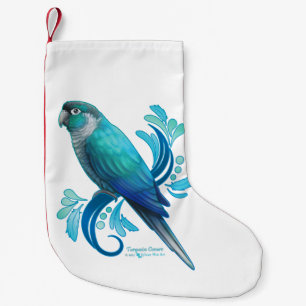 Petite Chaussette De Noël Conure turquoise
