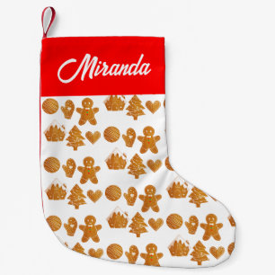 Petite Chaussette De Noël Cookies en pain d'épice de Noël