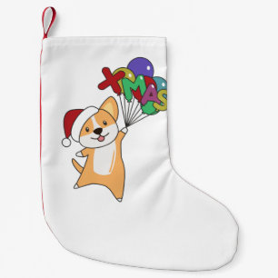 Petite Chaussette De Noël Corgi Christmas Snow