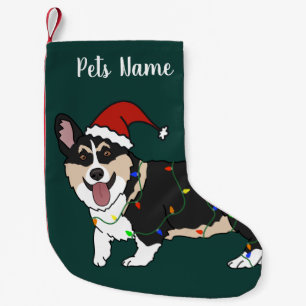 Petite Chaussette De Noël Corgi de Noël