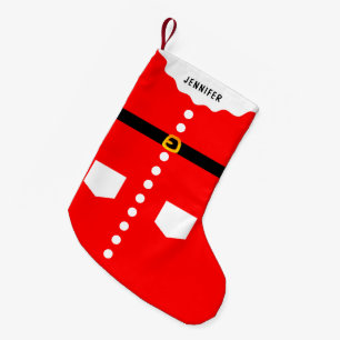 Petite Chaussette De Noël Costume de Père Noël drôle personnalisé