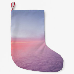 PETITE CHAUSSETTE DE NOËL COUCHER DE SOLEIL SUR VOL DE HELSINKI FINNLAND À F