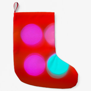 Petite Chaussette De Noël Couleur Abstrait rouge flou arrière - plan bokeh l