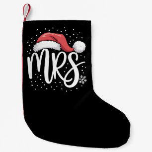 Petite Chaussette De Noël Couples assortis M. Mme Mariage Noël vilain Santa