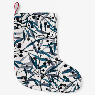 Petite Chaussette De Noël Courbes naturelles Main florale tirée