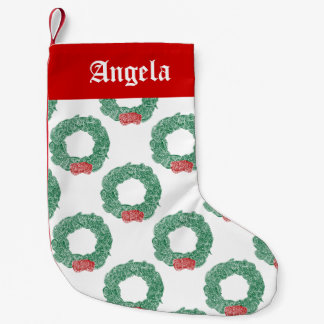 Petite Chaussette De Noël Couronnes de Noël personnalisées