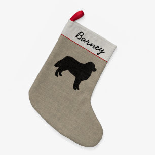 Petite Chaussette De Noël Coutume de Berner de silhouette de chien de