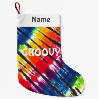 Petite Chaussette De Noël Cravate arc-en-ciel - Dye Customisé Super