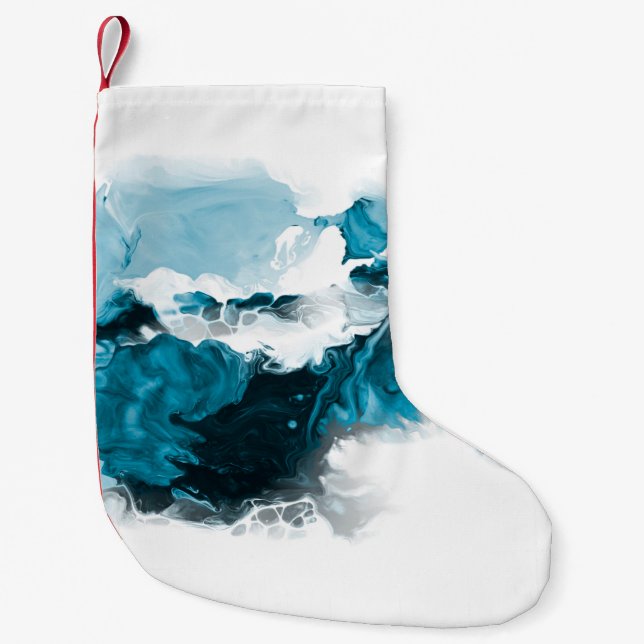 Petite Chaussette De Noël Creative abstract hand painted background, wallpap (Devant)