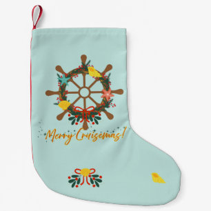 Petite Chaussette De Noël Croisière Noël Nautical