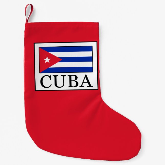 Petite Chaussette De Noël Cuba (Devant)