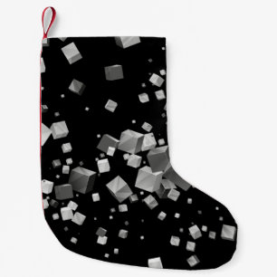 Petite Chaussette De Noël Cubes colorés 4