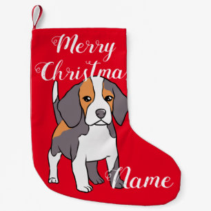 Petite Chaussette De Noël Cute Beagle