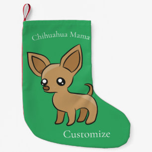Petite Chaussette De Noël Cute Chihuahua Mama Art Thunder_Cove