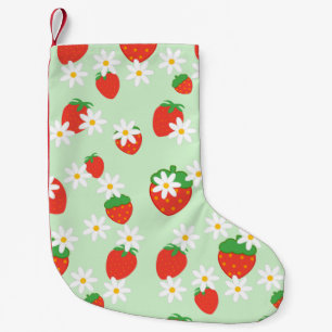 Petite Chaussette De Noël Cute Daisy Flower Motif de Noël