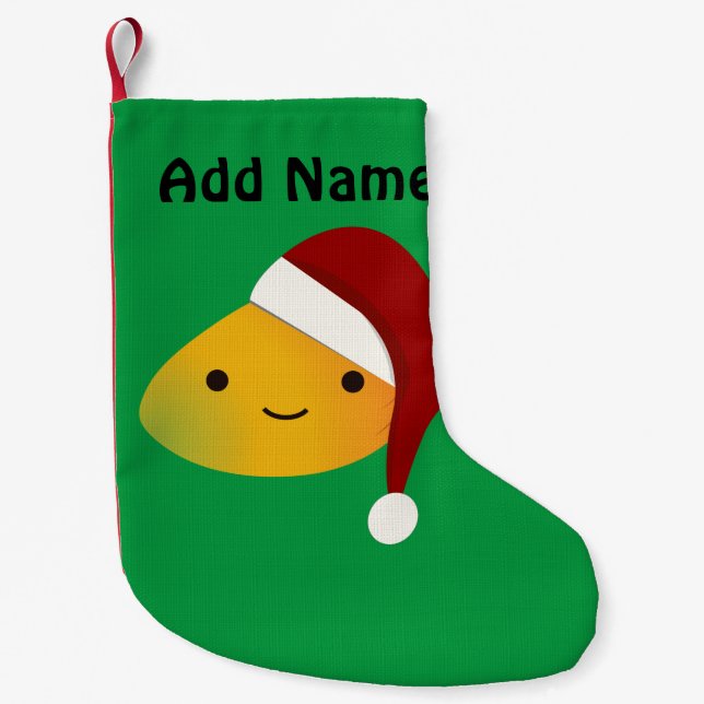 Petite Chaussette De Noël Cute Kawai Christmasi Mango (Devant)