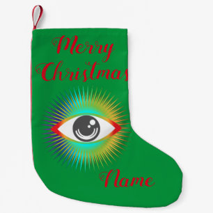 Petite Chaussette De Noël Cute oeil Alien Thunder_Cove