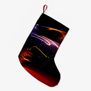 Petite Chaussette De Noël danse de voiture violette