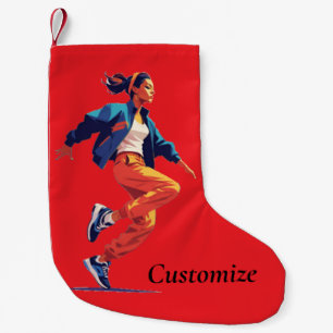 Petite Chaussette De Noël Danseuse Hip Hop Thunder_Cove