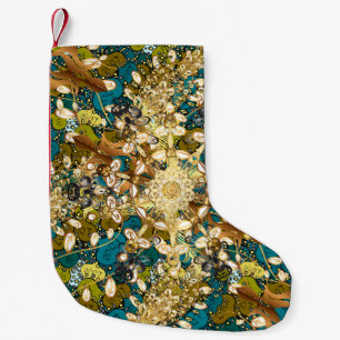 Petite Chaussette De Noël Décor arabe Vintage. Mandala patter