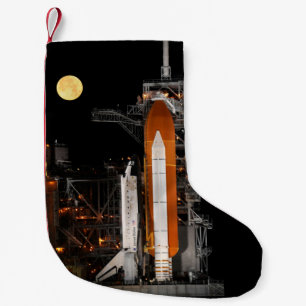 Petite Chaussette De Noël Découverte de navette spatiale et lune