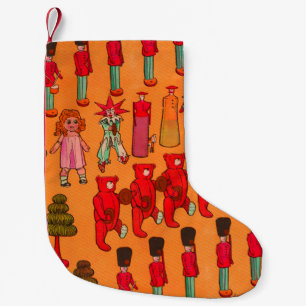 Petite Chaussette De Noël Défilé de jouets de Noël vintage 1907 Magazine Puc