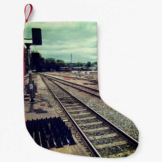 Petite Chaussette De Noël Dépôt ferroviaire (Devant)