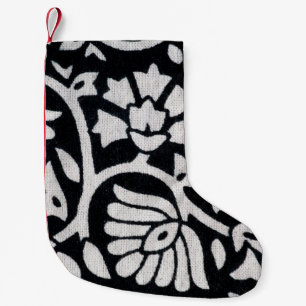 Petite Chaussette De Noël Des bouquets de plantes et de fleurs abstraits sur