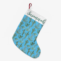 Desert Saguaro Cactus Succulents Motif PERSONNALIS