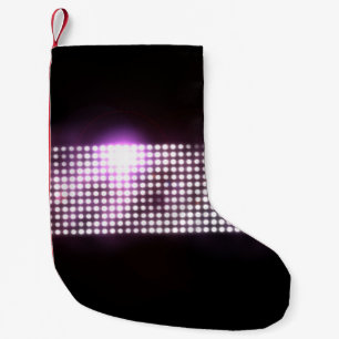 Petite Chaussette De Noël Design arrière - plan abstrait glamour.
