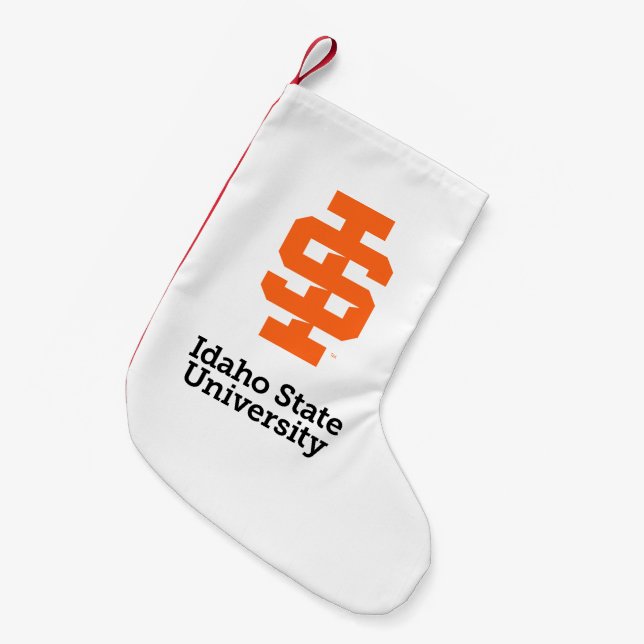 Petite Chaussette De Noël Design officiel du logo de l'Université d'État d'I (Devant (Accrochage))