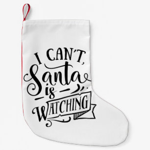 Petite Chaussette De Noël Désolé, Santa regarde, Noël drôle et amusant