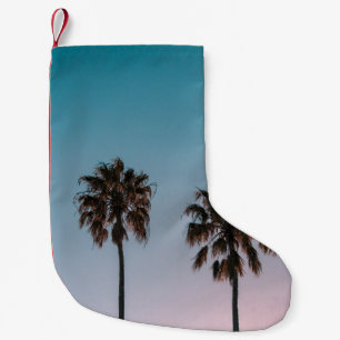 PETITE CHAUSSETTE DE NOËL DEUX PALMIERS VERTS