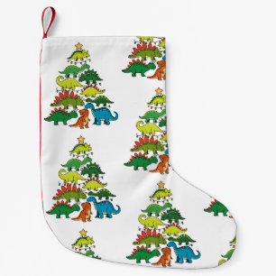 Petite Chaussette De Noël Dino Noël T Rex Arbre Lumières de Noël Festif
