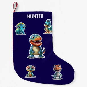 PETITE CHAUSSETTE DE NOËL DINOSAUR ENFANTS PERSONNALISÉS