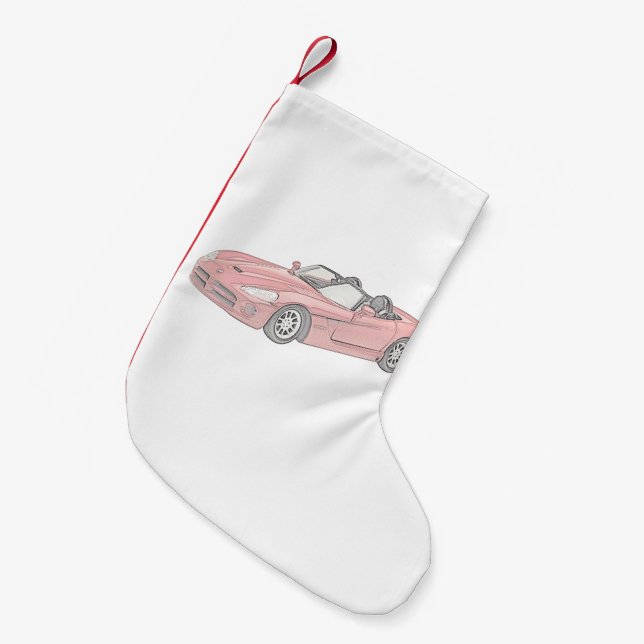 Petite Chaussette De Noël Dodge Viper (Devant (Accrochage))