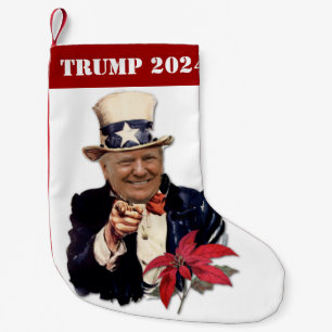 Petite Chaussette De Noël Donald Trump Président des élections de 2024
