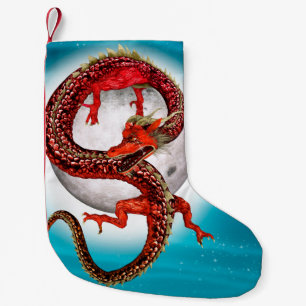 Petite Chaussette De Noël Dragon de l'Est - Mythique Créature Imaginaire