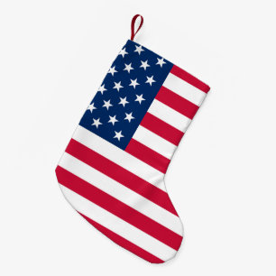 Petite Chaussette De Noël Drapeau américain Noël Stocking USA
